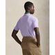 LAUREN RALPH LAUREN Ralph Lauren Men's 26 Spring Cotton Polo embroidered men's cotton Polo collar sweater Purple Powder Purple XS