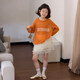 SEVEN BOBI No. 7 Children's Warehouse Girl Ballet Style Mesh Cake Skirt Spring and Summer New Layered Three-dimensional Puffy Skirt Trendy Off-White Ready in Stock 130 cm