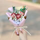 Mini fresh bouquet of dried roses mini exquisite souvenir gift eternal flower starry decoration 520 A12