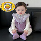 HAL.DUCK New Year's greetings clothes for babies, winter jumpsuits, baby festive clothes, national style baggy clothes, winter clothes, New Year's clothes, going out clothes, purple khaki 80cm