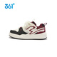 361 Shopping Mall Same Style Children's Shoes Boys Skateboard Shoes 2026 Spring New Medium and Large Children's Sports and Casual Shoes Feather White/Carbon Black/Allah Red Size 34