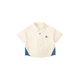 Dudujia children's shirt summer boys' shirt new style girls short-sleeved fashionable baby top children's clothing summer thin beige 80