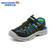Zapatos para niños Skechers sandalias de punta para niño de verano zapatos de pescador antideslizantes zapatos de playa para niños 406520L negro/azul/limón/BBLM 36