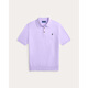 LAUREN RALPH LAUREN Ralph Lauren Men's 26 Spring Cotton Polo embroidered men's cotton Polo collar sweater Purple Powder Purple XS