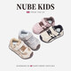 NUBEKIDS British children's shoes, girls' sports shoes, mesh spring and summer low-top baby boy anti-slip breathable sneakers, Cuikaki 26, inner length 16.5cm, recommended foot length is about 15.5cm