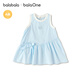 Balabala balaOne Balabala children's clothing baby dress baby princess dress summer dress 2026 new sweet ice blue A81503 90