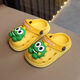 G.duck Little Yellow Duck Summer Cute Cartoon Breathable Anti-slip Children's Croc Shoes Baotou Dual-Purpose Household Men's and Women's Children's Slippers Pink 18-19 Sizes Inner Length 11.5CM