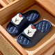 Bermuda Qingchen Children's Sandals Women's 2026 Summer New Indoor Home Bathroom Bath Non-Slip Cute Cartoon EVA Slippers Royal Blue 34-35 Standard Code