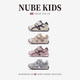 NUBEKIDS British children's shoes, girls' sports shoes, mesh spring and summer low-top baby boy anti-slip breathable sneakers, Cuikaki 26, inner length 16.5cm, recommended foot length is about 15.5cm
