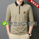 AEMAPE高端男士翻领长袖2024春秋季新款拉链时尚休闲纯凉感男装polo.衫 SHQE-9856-白色 170/L码 推荐【116-129斤】