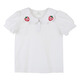 Xiaoyinman Liangsen Technology Children's Clothing Girls' Shirt Breathable 26 Years Summer Children's Puff Sleeve Top White 105