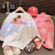 Girls' shirt spring 2026 new style children's long-sleeved plaid shirt spring and autumn coat little girl's top pink 140