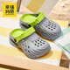 Happy Mary Children's Slippers 2026 New Summer Boys' Croc Shoes Boys' Bathroom Indoor Girls' Beach Sandals Lemon Fun Gray 30 Inner Length 20cm (200) Suitable for Feet Size 30