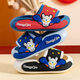 Ultraman Zero children's slippers, non-slip cartoon slippers, indoor thick-soled home shoes, dark blue Zero 36.5 36-37
