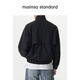 MUSINSA STANDARD Korea's 26th spring new men's fashion casual loose turtleneck jacket black (BK) M