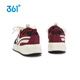 361 Shopping Mall Same Style Children's Shoes Boys Skateboard Shoes 2026 Spring New Medium and Large Children's Sports and Casual Shoes Feather White/Carbon Black/Allah Red Size 34