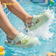 Balabala children's sandals new summer baby boy anti-kick girl breathable sandals baby shoes boys soft bottom beach shoes honeydew melon grass green 24 inner length 16cm suitable for feet 15-15.5cm long