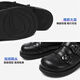 TEENMIX Children's Shoes 2026 New Spring and Autumn Children's Leather Shoes for Boys and Girls Black Small Leather Shoes Soft Sole Girls' Student Princess Shoes Black 30