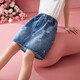 ASK JUNIOR children's skirt summer middle and large children's embroidered denim skirt girls half skirt teenagers A-line skirt