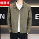 Hengyuanxiang young and middle-aged casual jacket men's spring and autumn trendy versatile top light mature style business workwear lapel jacket men white M