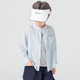 Duojia Boys Casual Shirt Summer Small Stand Collar Children's Lightweight Breathable Jacket Simple High-end Versatile Children's Clothing Top