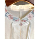 Hengyuanxiang New Chinese Style White Embroidered Antique Shirt Women 2026 Spring and Autumn New Zen Button Tang Suit Hanfu Top White-9001 3XL Recommended 135-150Jin Jin is equal to 0.5 kg
