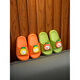 Fat Donglai purchases non-slip slippers and sandals for boys, girls and children to wear outdoors, green size 22-23_inner length 14cm