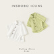 INSBOBO boys' shirts summer new style 2026 children's shirts for boys, fashionable and good-looking children's clothing summer clothes trendy white 120