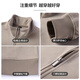 SHANSHAN Men's Jacket 2026 Spring New Versatile Cardigan Stand Collar Casual Jacket Young and Middle-aged Clothes Men Black M /170