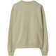 BURBERRY Burbrry Solid Color Logo Applique Round Neck Loose Sweatshirt Men's Khaki Green Khaki Green M