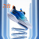 ANTA Children's Sports Shoes for Boys 2025 Summer New Product Mesh Breathable Rotary Buttons Strong Elastic Cushioning for Wind-Running Running Anta White/Fluorescent Aqua/Medium Blue/Black-5 28 Shoe Inner Length 17.5cm