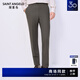 Angel Bird Suit Pants Men's Pants 2026 Shopping Mall Same Style Men's Business Formal Wear Gentleman Wedding Suit Pants Long Pants Suit Pants Gray Brown Strong Adhesive Solid Color 185B -185/90 / The trouser legs are not sealed and can be cut