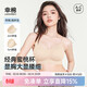 LUCKMEEY Expanded Underwear Small Breasts Show Bigger Wireless Underwear Women's Push-Up Bra Cartoon Chest Skin Color Back Buckle Style M