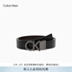 Calvin KleinJeans men's business gentleman style casual double-sided with ck letter metal buckle belt belt holiday gift