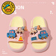 G.duck children's slippers new cartoon car soft bottom non-slip 2026 baby indoor bathing slippers boys outer wear sandals A01BIBI car-white 26-27 size, inner length 16.5cm
