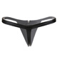 Hot and provocative leather thong couple zipper underwear sexy no-take-off zipper open panties passion suit for women and men in silver