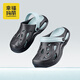 Happy Mary 2026 New Children's Baotou Croc Shoes Beach Shoes Summer Home Boys and Older Children Bath Soft Soled Breathable Sandals Mo Ye Qinglan 30 Inner Length 20cm Suitable for Feet Size 30