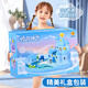 Jisi Girl Toys 3-6 years old simulated magnetic control house doll house 5-year-old daughter's birthday gift surprise park [Ice and Snow Castle] magnetic control + music story + exquisite gift box Daughter's birthday gift 34-5 years old 56-80 years old