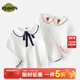 Kuwami long-sleeved T-shirt 2026 spring and autumn new style children's style bottoming shirt for girls baby pullover sapphire ribbon 90