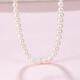 Saturday Fortune (ZLF) S925 Silver Freshwater Pearl Necklace Female Youthful Clavicle Necklace Birthday Gift 42cm