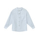 Duojia Boys Casual Shirt Summer Small Stand Collar Children's Lightweight Breathable Jacket Simple High-end Versatile Children's Clothing Top