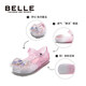 Belle Children's Shoes Girls' Jelly Shoes 2026 Spring New Little Girls Crystal Shoes Princess Shoes Children's Fashion Single Shoes Sandals Blue 25 Suitable for feet about 15.7-16.2cm long