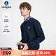 Navigare Italian dinghy cotton round neck sweatshirt men's spring and autumn casual pullover stretch T-shirt long-sleeved men navy blue L