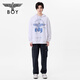 BOY LONDON men and women trousers casual and versatile straight loose gray work pants N15042 gray M