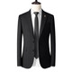 Vocacool Men's Suit Suit Business Formal Wear Professional Wear Interview Slim Suit Wedding Groomsmen's Dress Groom's Suit Large Size Black (Suit + Pants + Tie) XXL/136-154Jin Jin is equal to 0.5 kg