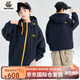 Burwilde international brand boys spring and autumn jacket 2025 new autumn navy blue 110 cm