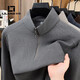 LILANZ official 2026 simple and versatile half-zip thickened sweatshirt men's stand-up collar top flagship official blue XL 180
