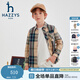 HAZZYS brand boys' shirt autumn new temperament lapel gentleman style long-sleeved top warm khaki regular 155
