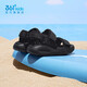 361 Children's Shoes Girls Sandals Open Toe Summer New Girls Sports Sandals Children's River Tracing Shoes Student Breathable Sandals Carbon Black 33