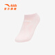 ANTA children's socks three pairs for boys and girls 2026 summer new cotton socks elastic socks white/pink/purple-1 3-5 years old (S)